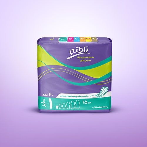 پد بهداشتی روزانه تافته مدل Ultra Thin بسته ۲۰ عددی