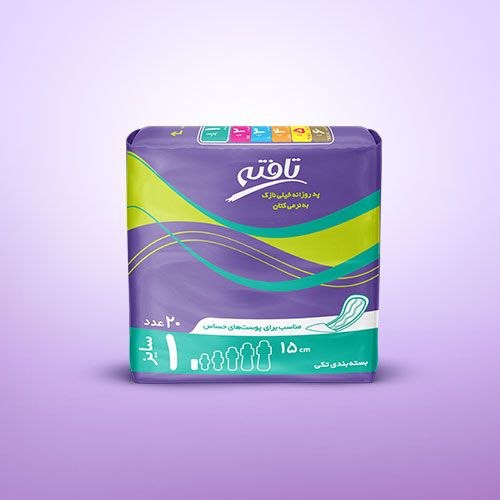 پد بهداشتی روزانه تافته مدل Ultra Thin بسته ۲۰ عددی